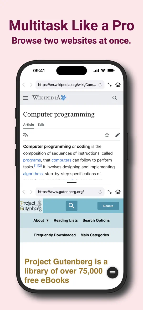 #2. Split Screen Web Browser (iOS) Με: MANUEL MATAS GALEOTE