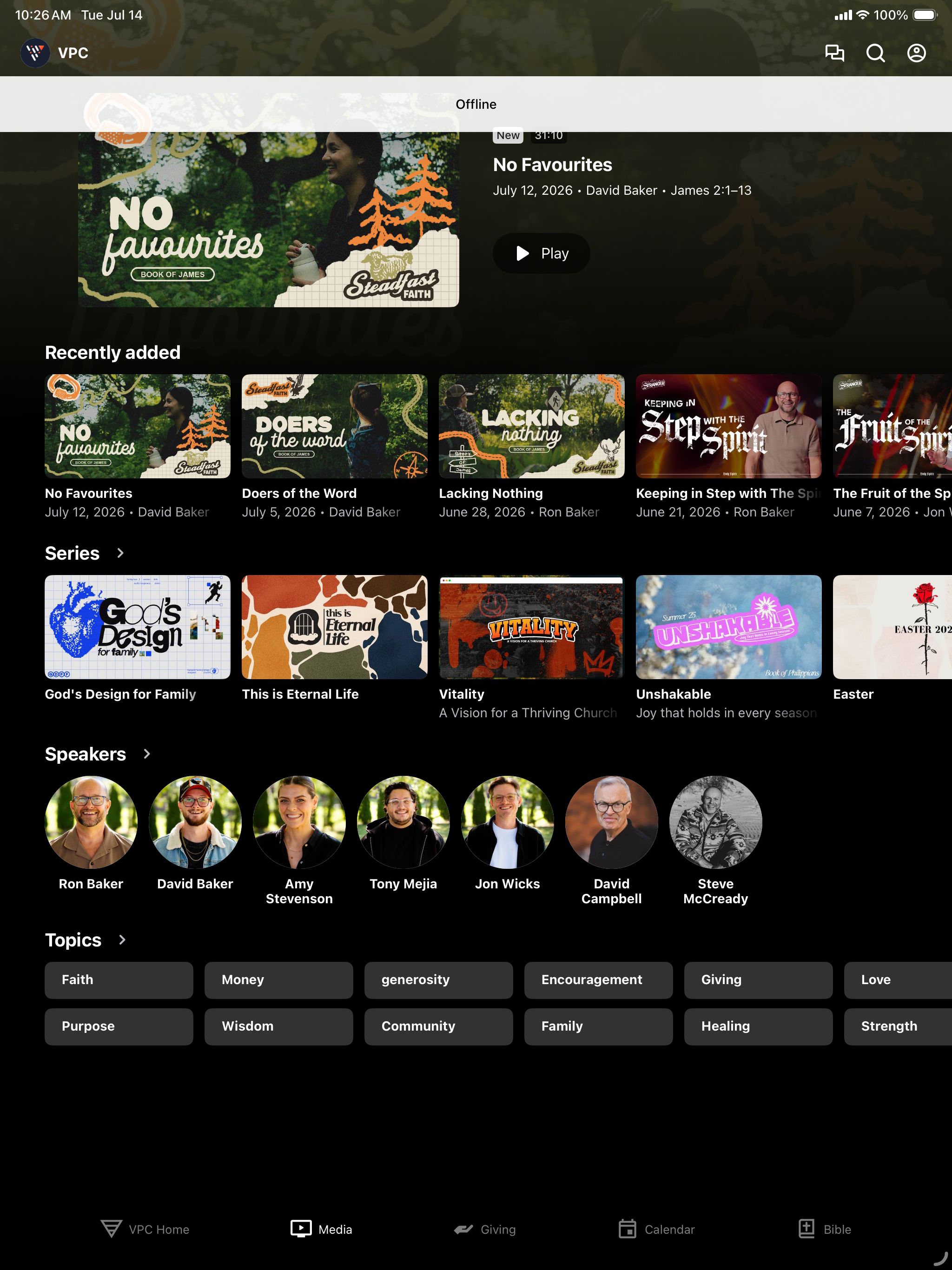 Vitalpoint Church App screenshot 5