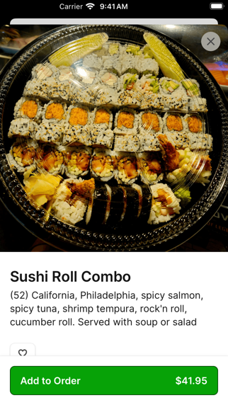 Lemongrass Thai To Go iPhone screenshot 3 - Food & Drink app