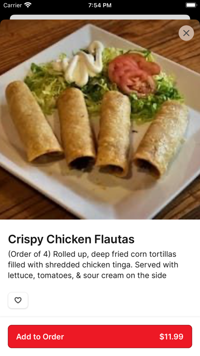 Taco Holics Club iPhone screenshot 4 - Food & Drink app