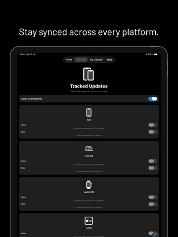 Mevolit - OneStop iOS Updates App Store screenshot 4