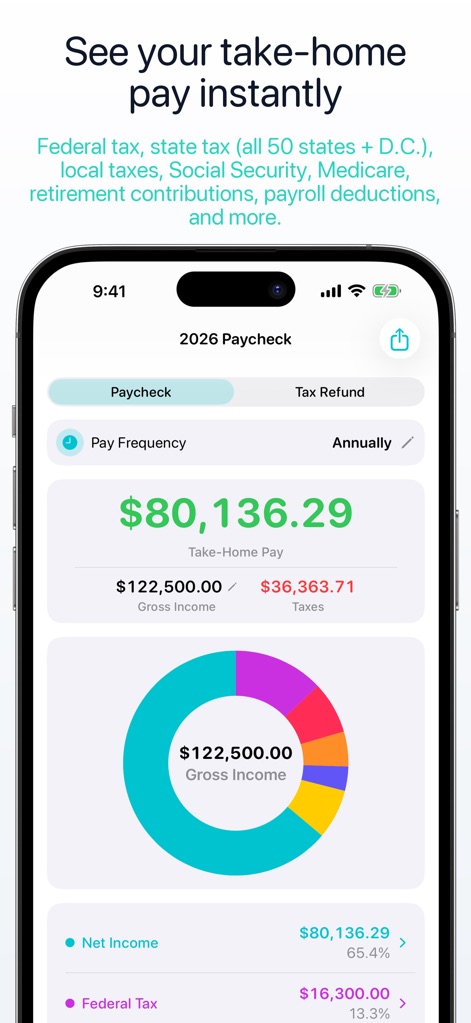 My Paycheck Calculator - Finance App | MWM