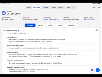 Life Sciences Cloud Mobile iPad screenshot