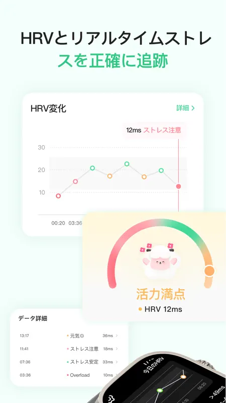 FeelFlow-ストレス&HRV&睡眠 screenshot 2 of 9