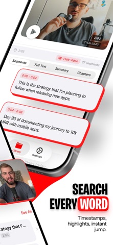 Video Transcriber: VidNotes Screenshot 3 of 8