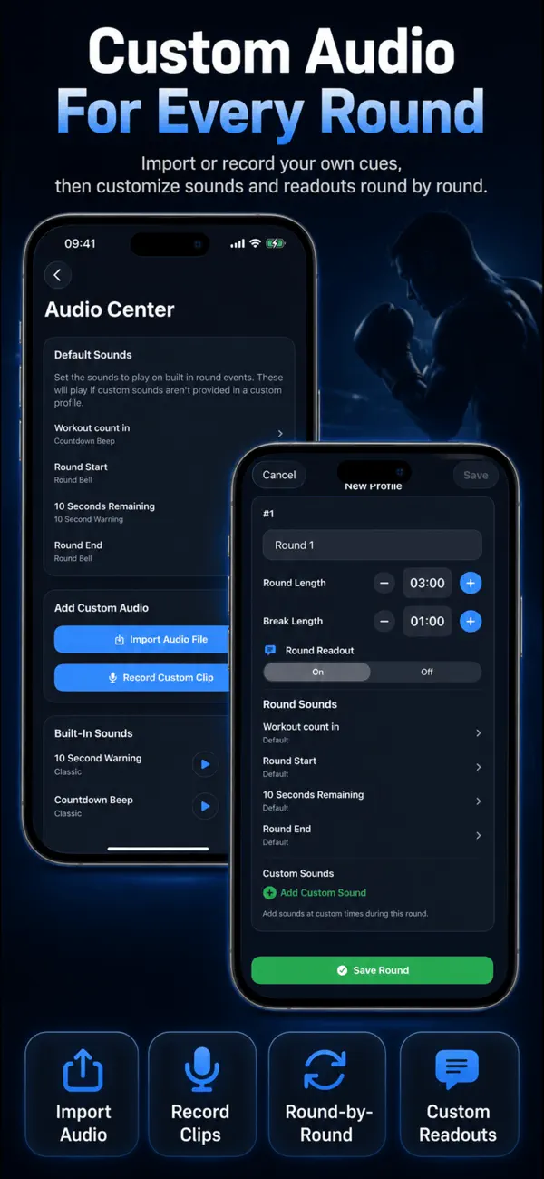 Screenshot #3 pour RoundCue Interval Timer