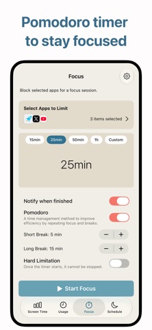 Applimits - Screen Time Limit Screenshot 8 of 8