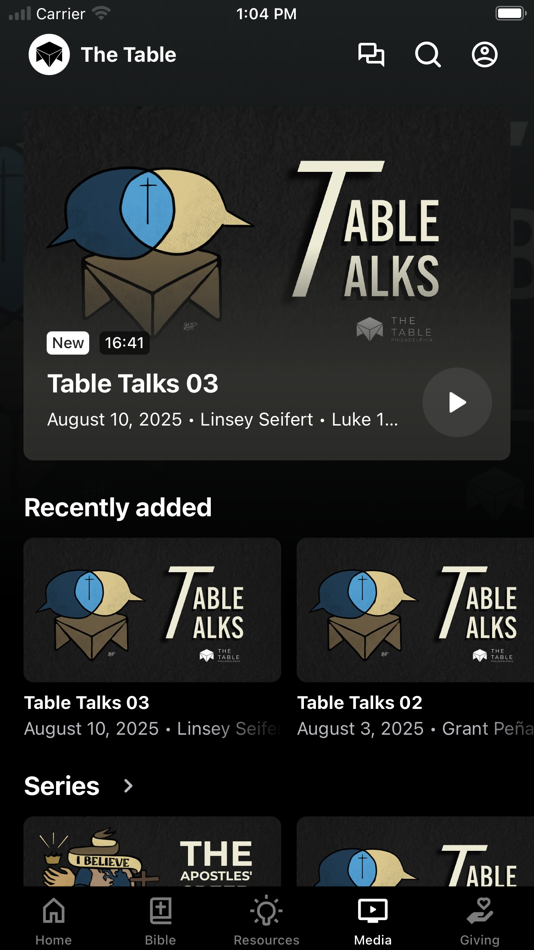 #3. The Table Philadelphia (iOS) 由: The Table Philadelphia, A Church of The Christian and Missionary Alliance