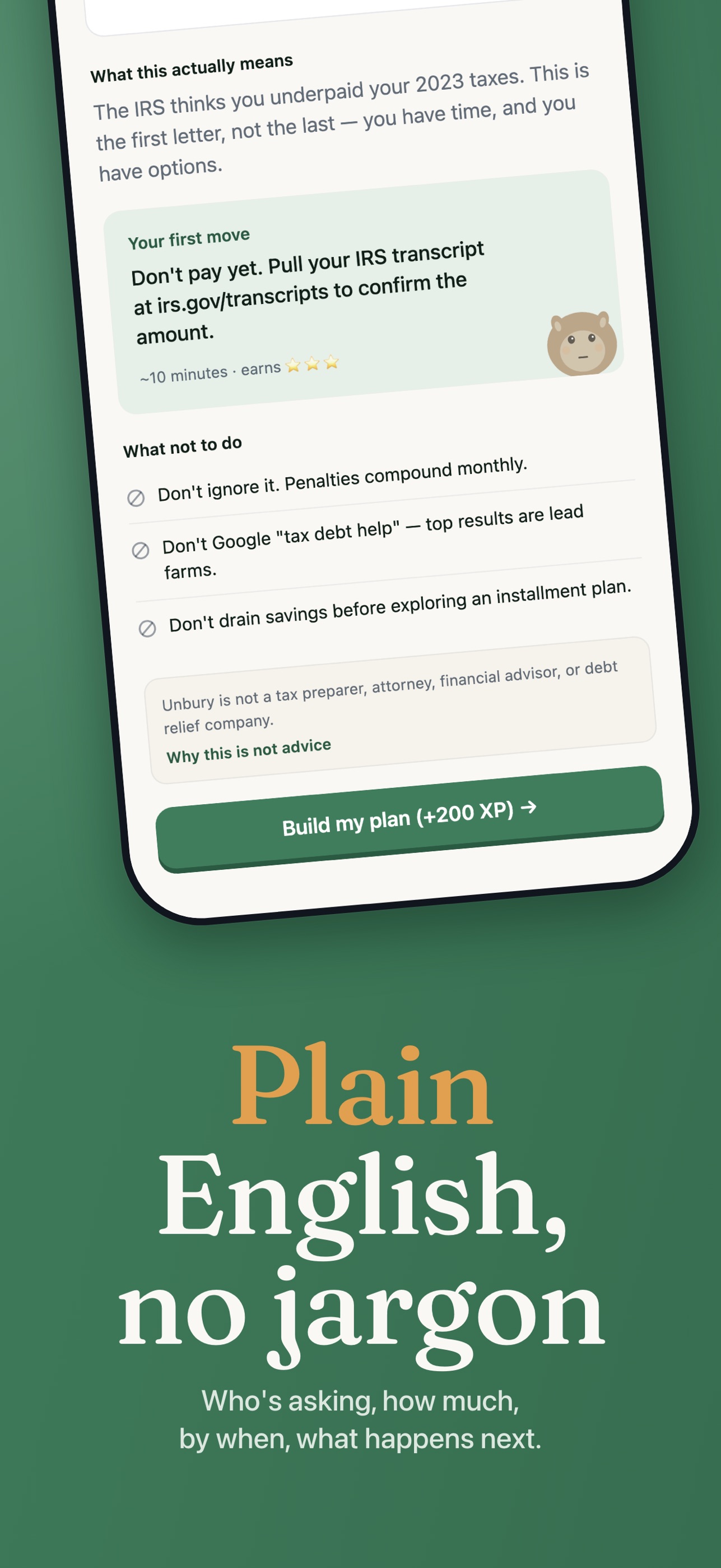 Screenshot 3 of Unbury: Debt Letter Help