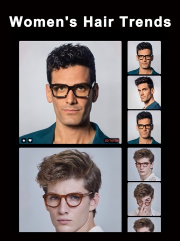 PingHair: AI Hairstyle Changer iPad screenshot