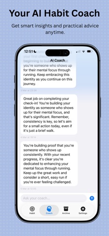 OneHabit iPhone screenshot