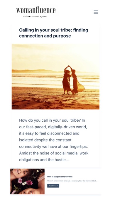 Womanfluence Screenshot