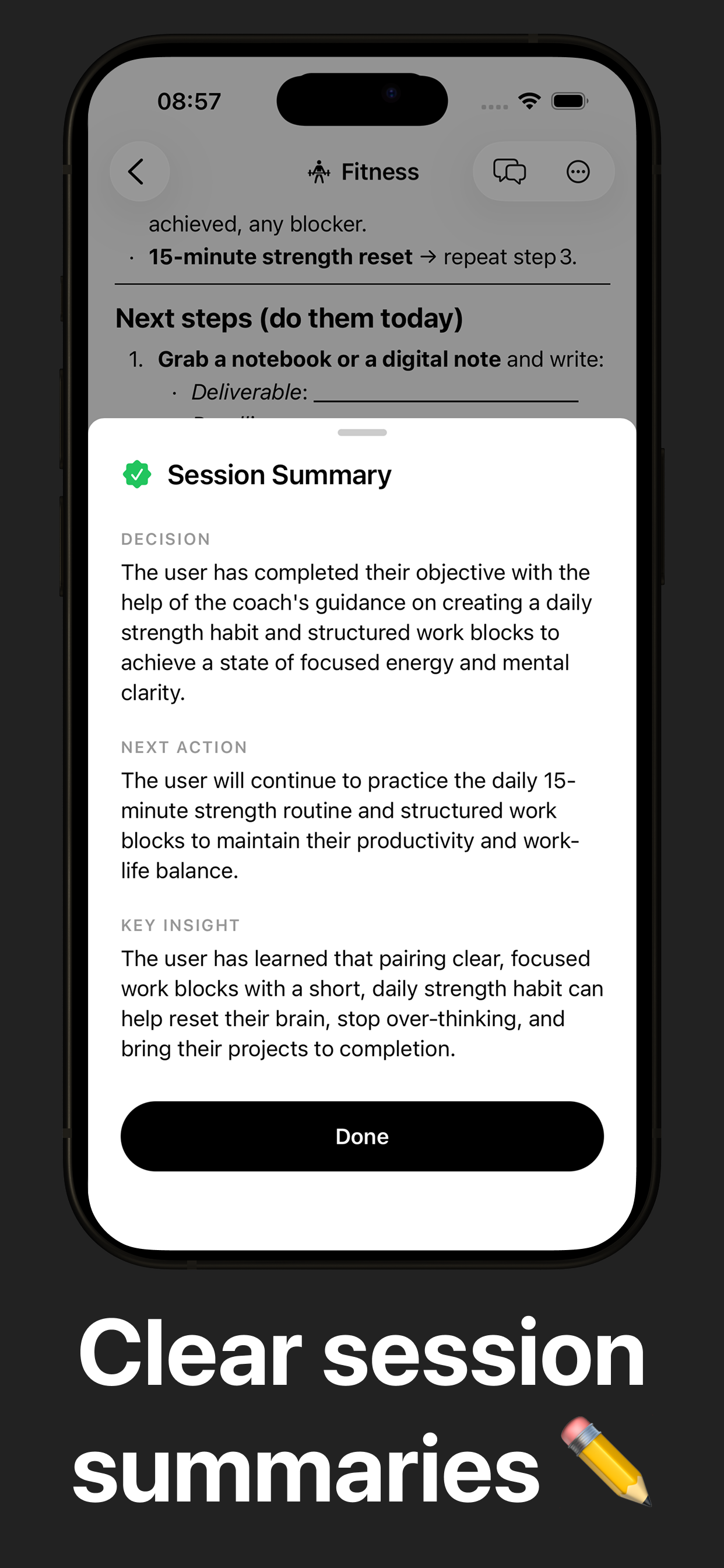Clarity: AI Life Coach & Goals screenshot 5