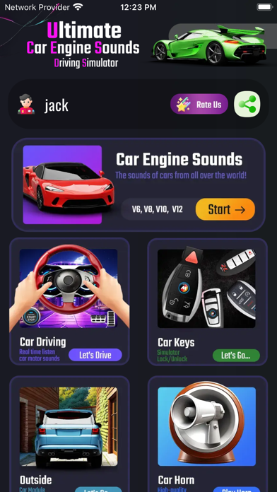 Car Driving Car Engine Sounds