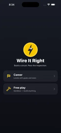 Screenshot von Wire It Right auf dem iPhone 6
