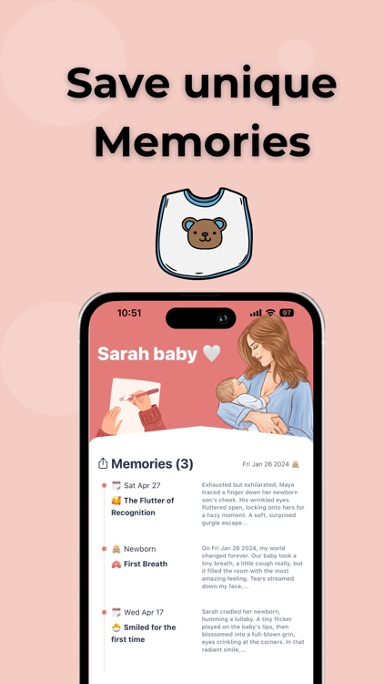 Baby Diary: Save & Share