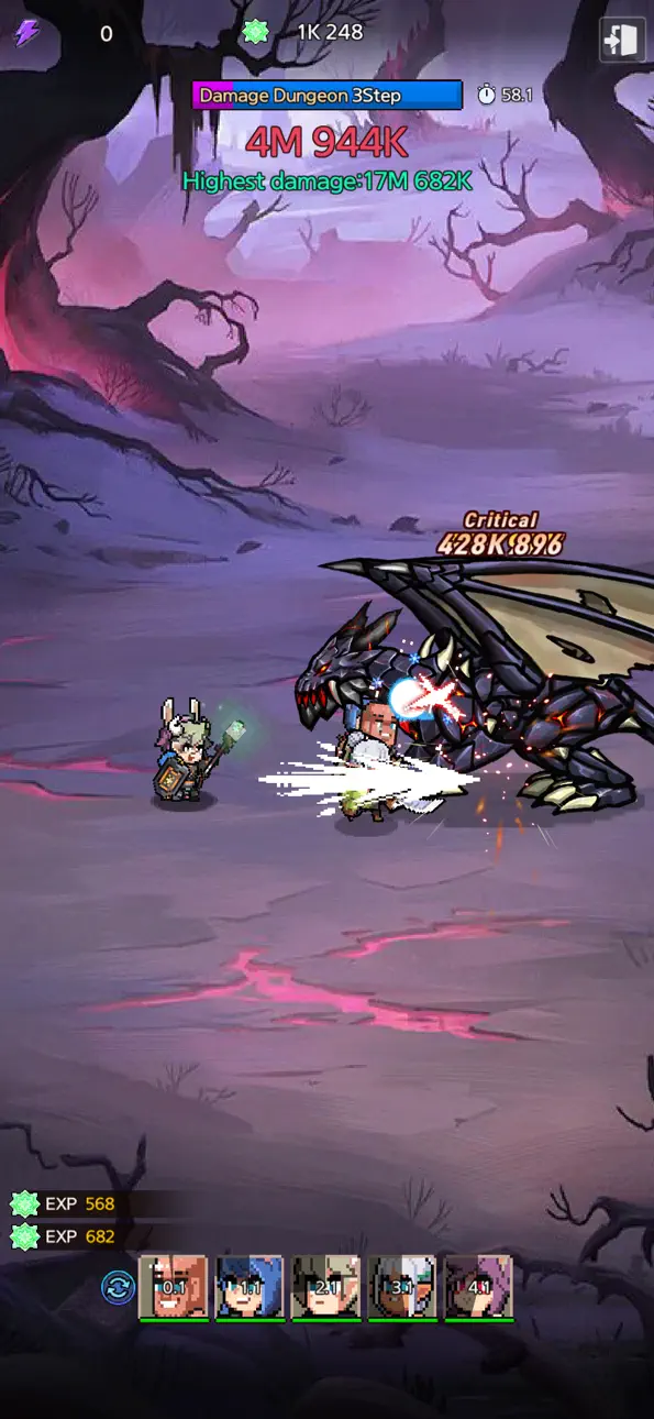 Demon Hunters Story Hack screenshot 2 - iOS game interface
