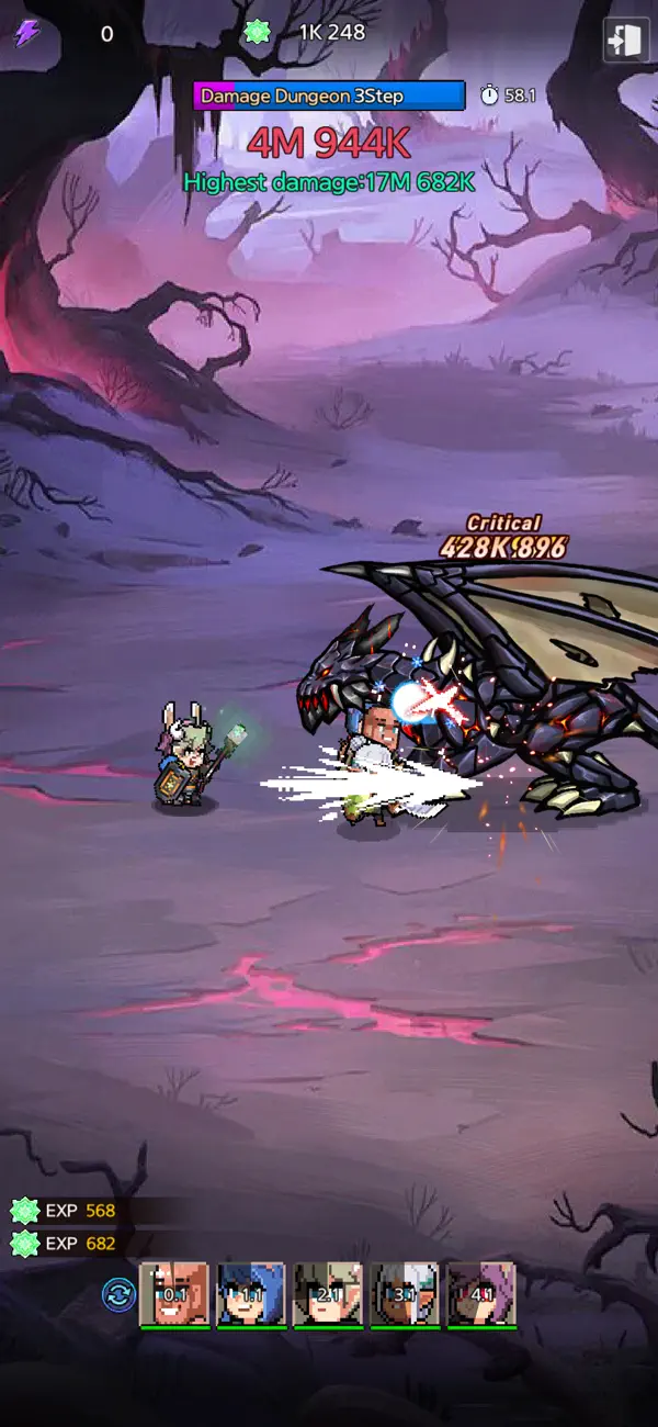 Demon Hunters Story Hack screenshot 3 - game app interface