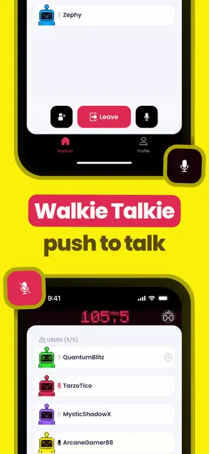 Walkie Talkie PTT: Radioh! screenshot 1