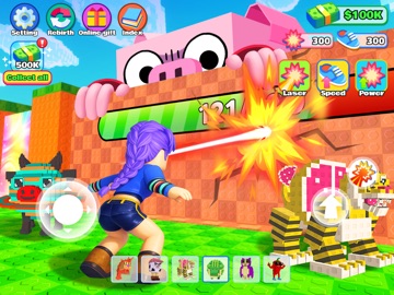 Brainzot Laser: Shoot Wall iPad screenshot