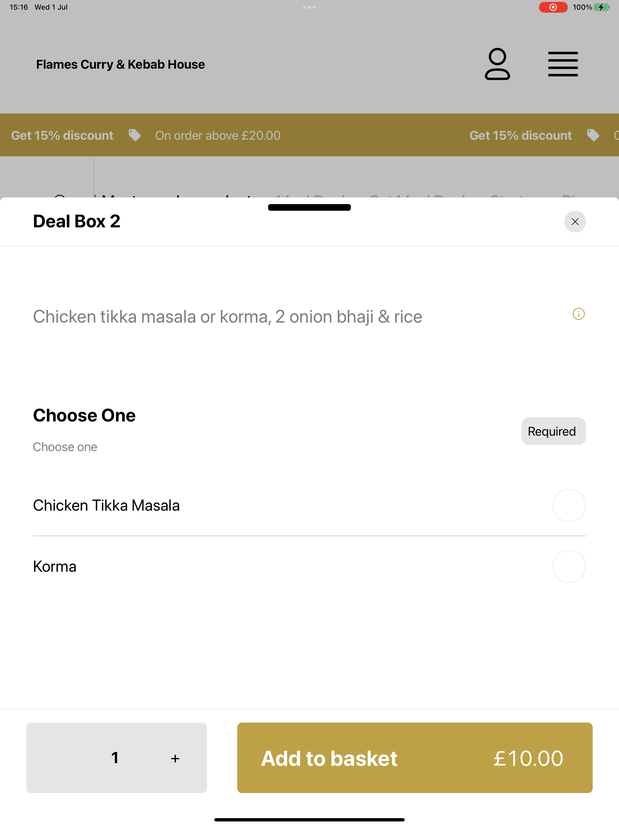 Flames Curry & Kebab House screenshot 13