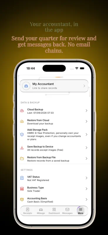 PocketReceipt: UK Tax Receipts screenshot 7 of 7