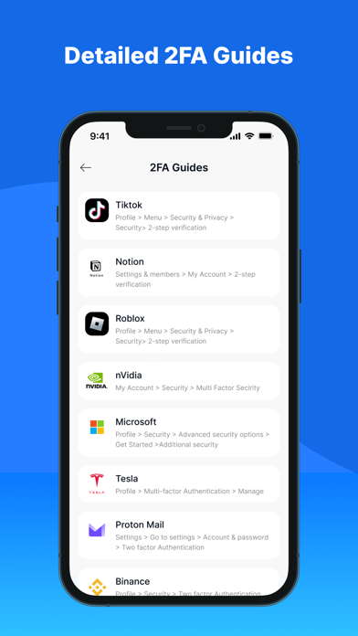 Authen・2FA & MFA Authenticator Screenshot