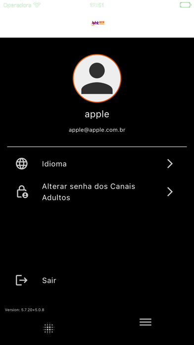 BHT TV app screenshot