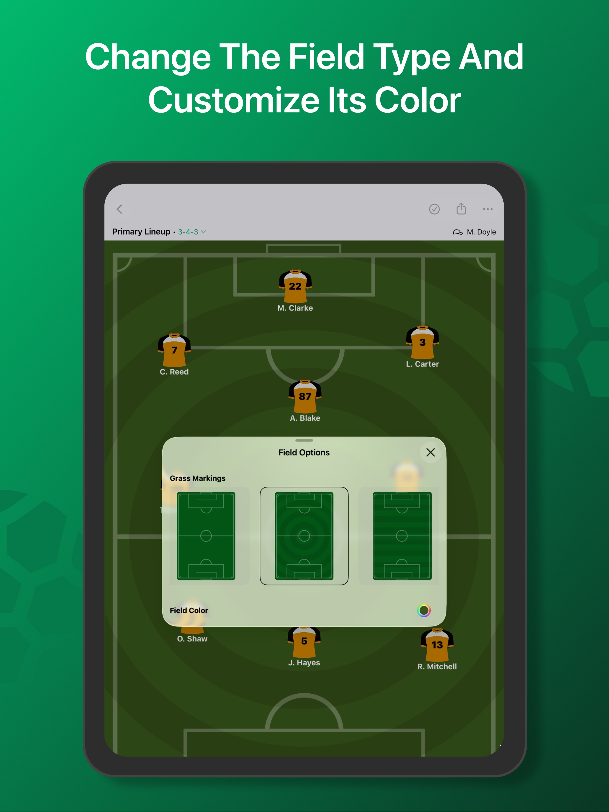 Soccer Line Up Builder 11 screenshot 16