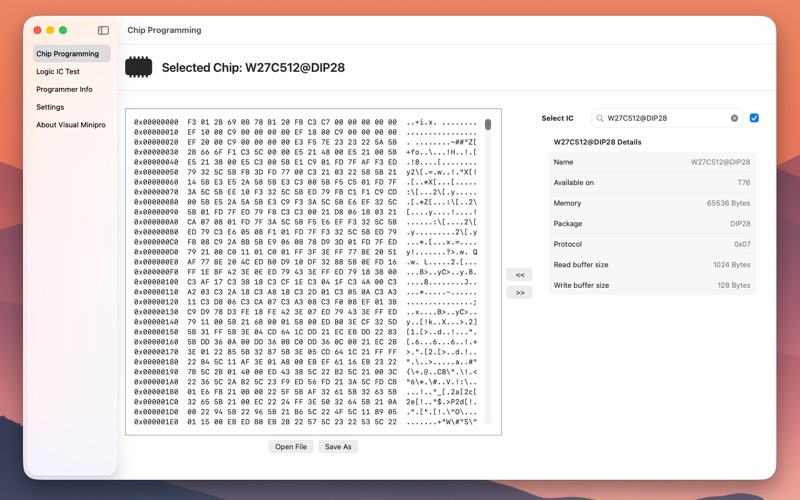 Visual Minipro screenshot