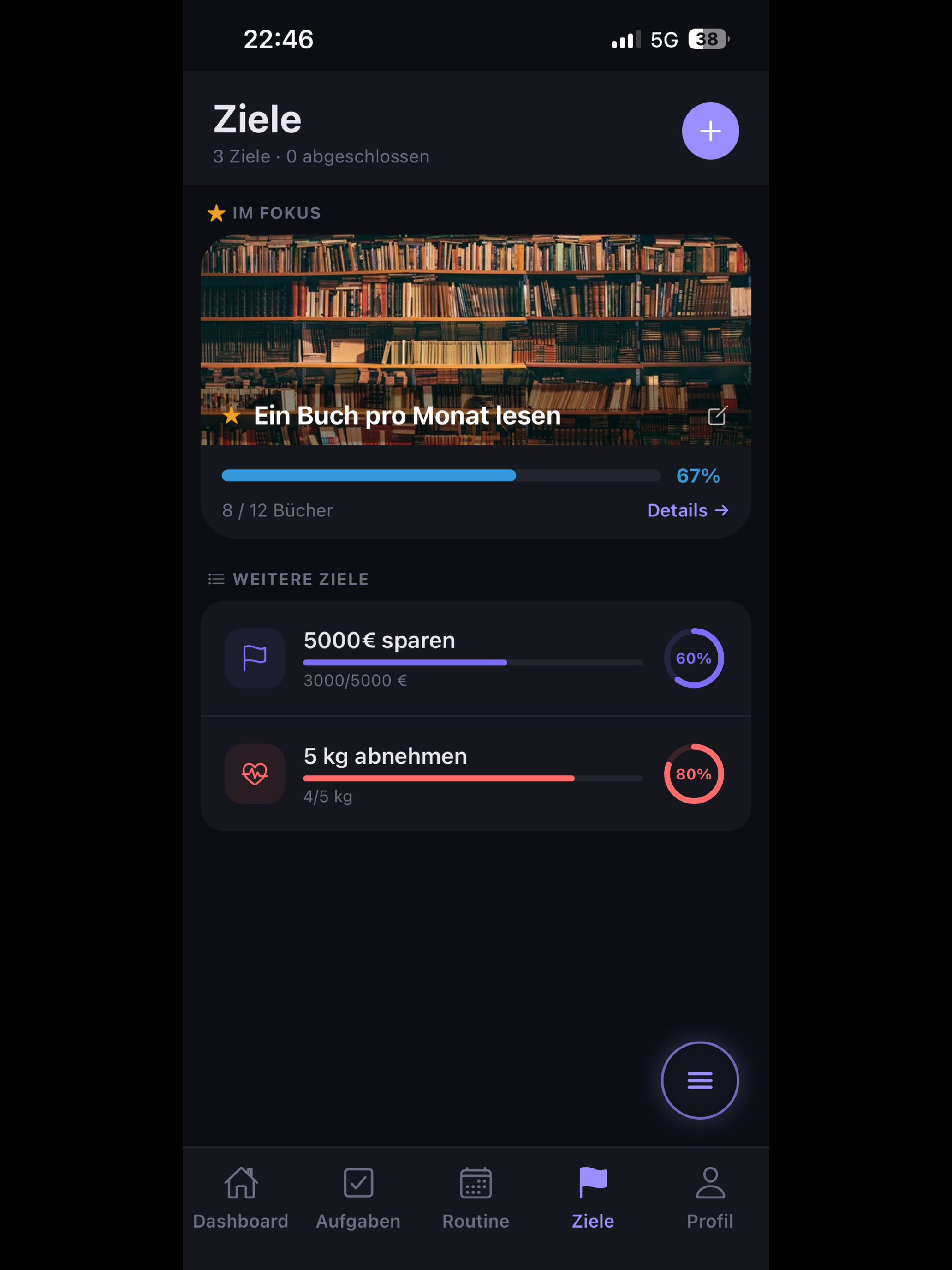Level Up Daily: Ziele & Habits screenshot 9