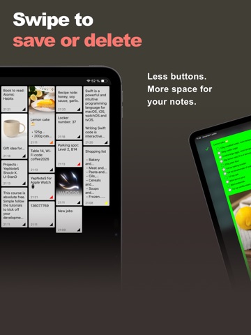 Simple Notes - YepNotes iPad screenshot