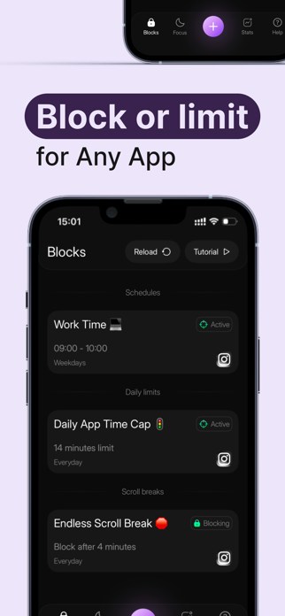 Screen Time Control - HeadUp Screenshot 3 of 7