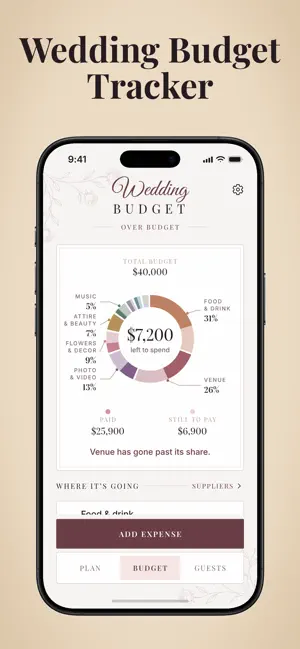 Wedding Planner Budget Tracker screenshot 3