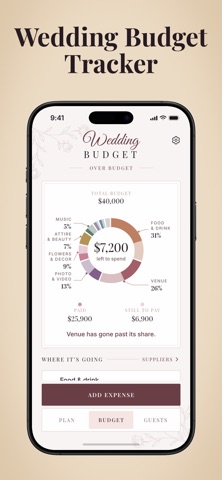 Wedding Planner Budget Tracker Screenshot 3 of 9