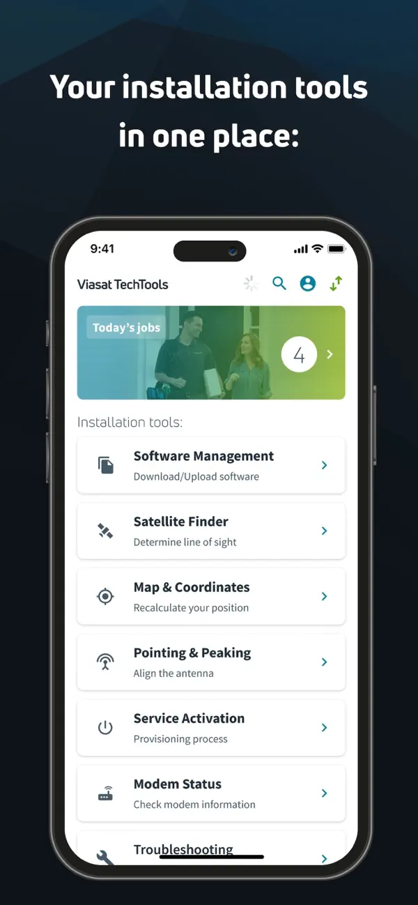 Screenshot #1 pour Viasat TechTools