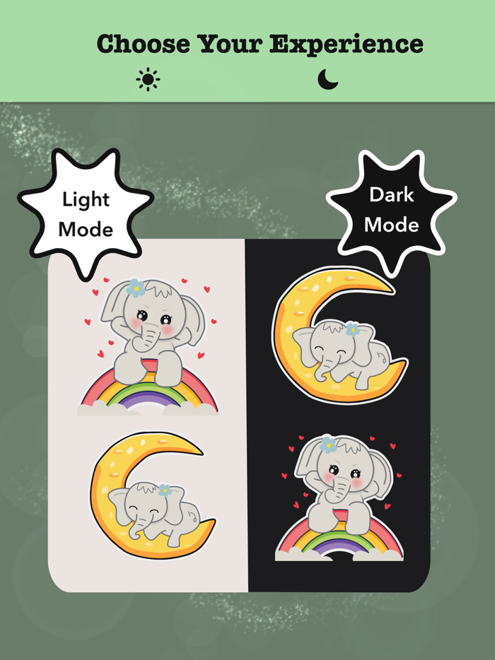 Cute Elephant Stickers - Kiana
