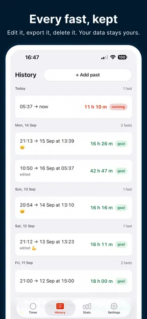 Onefast: Fasting Timer screenshot 3