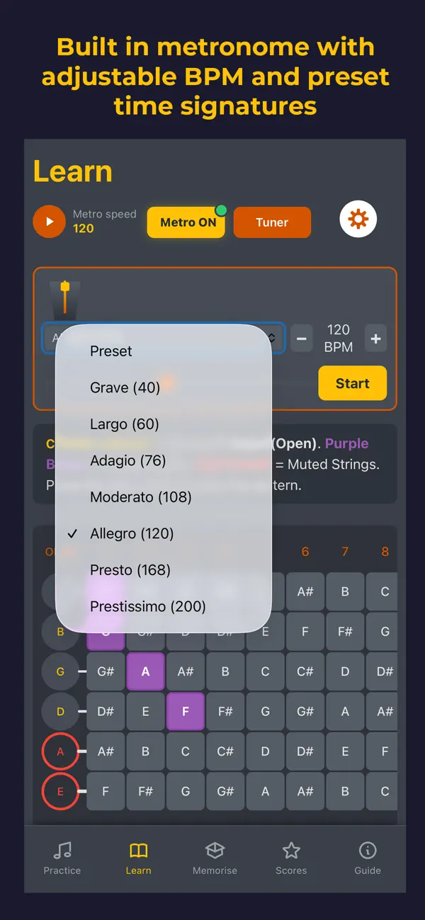 Screenshot #3 pour Fretboard IQ
