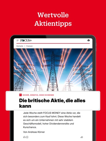FOCUS+: Nachrichten iPad screenshot 3