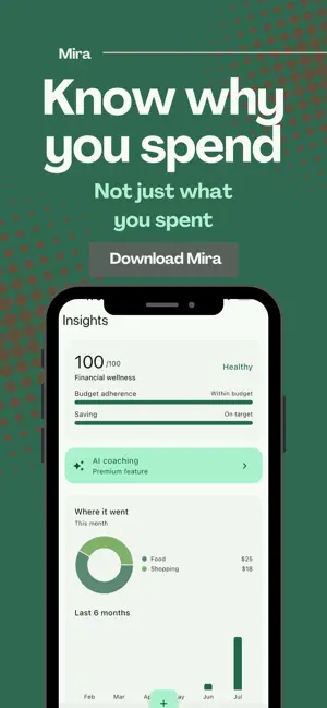 Mira: Money & Mood screenshot 1