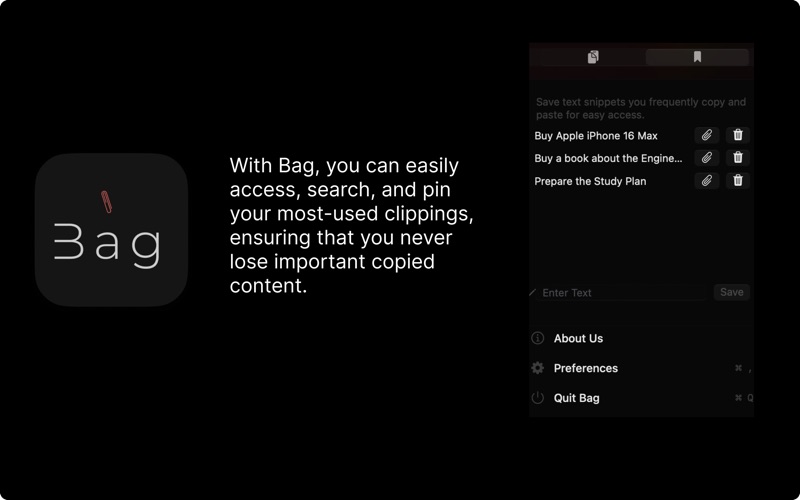BagClip app screenshot 3