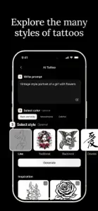 AI Tattoo Generator  - Inkwell screenshot #4 for iPhone