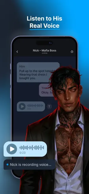 Virtual AI Boyfriend: HushBF screenshot 4