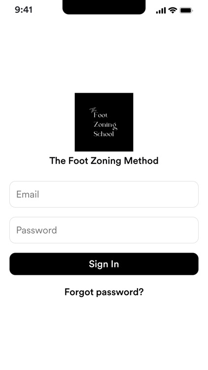 The Foot Zoning Method