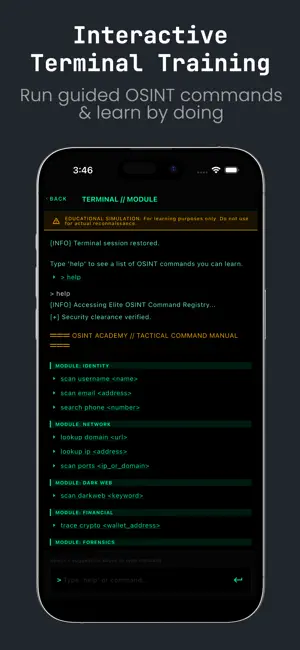 Learn OSINT: Cyber Academy screenshot 2