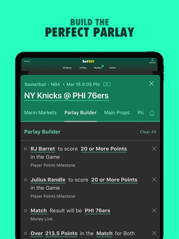bet365 Sports Betting iPad screenshot 4