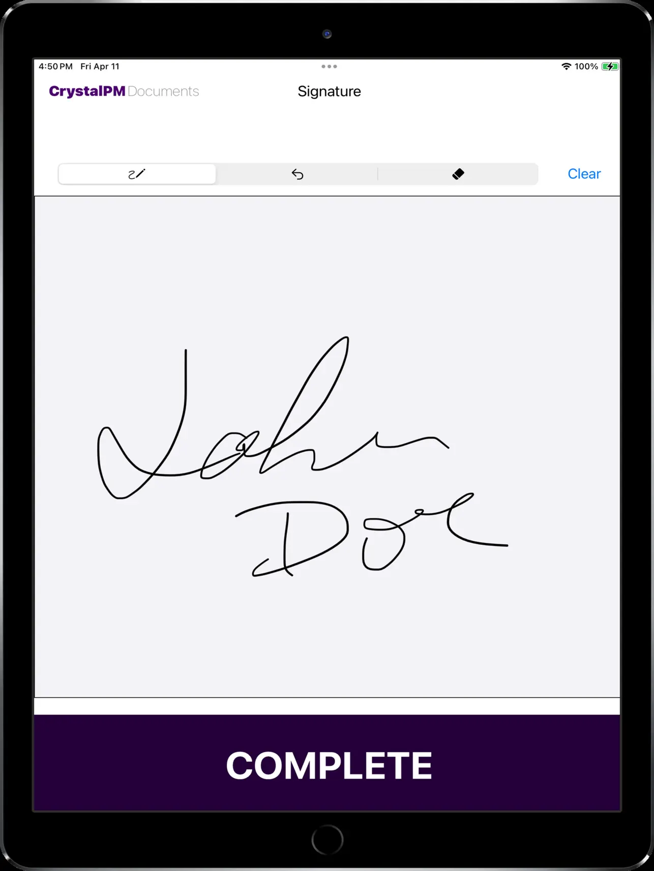 Screenshot #6 pour CrystalPM Signature Capture