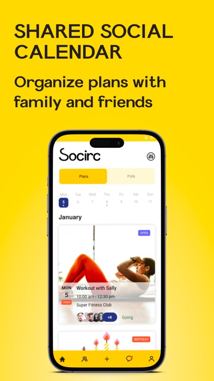 Socirc - Shared Calender app