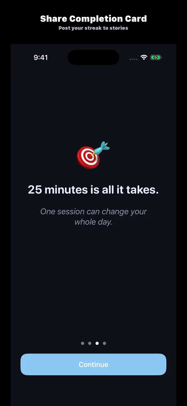 Screenshot #3 pour Ice Focus: Pomodoro Timer